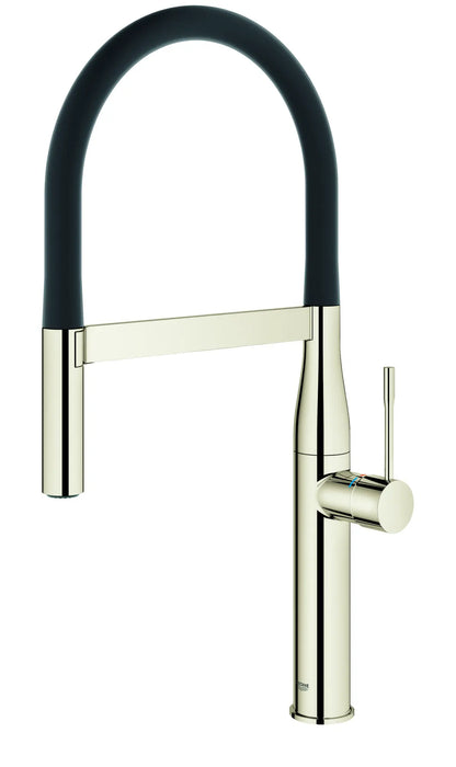 GROHE 30295BE0 Essence New Essence Single-Handle Semi-Pro Dual Spray Kitchen Faucet 1.75 GPM - Polished Nickel