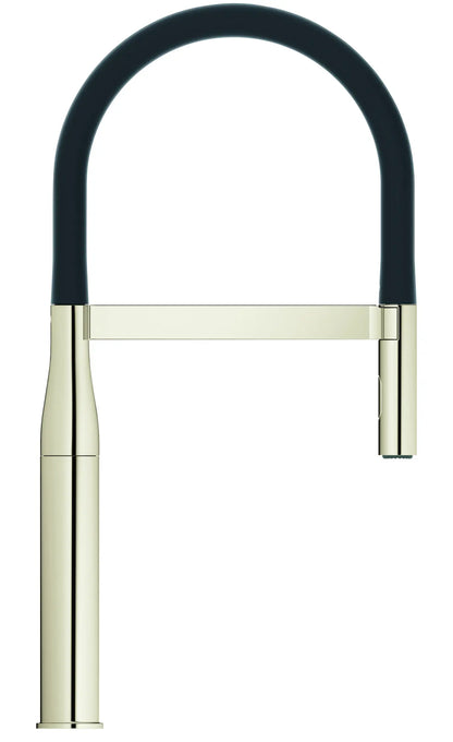 GROHE 30295BE0 Essence New Essence Single-Handle Semi-Pro Dual Spray Kitchen Faucet 1.75 GPM - Polished Nickel