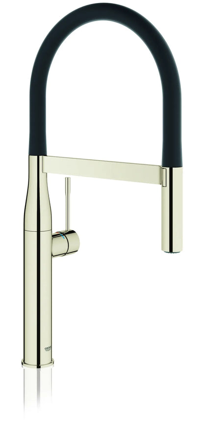 GROHE 30295BE0 Essence New Essence Single-Handle Semi-Pro Dual Spray Kitchen Faucet 1.75 GPM - Polished Nickel