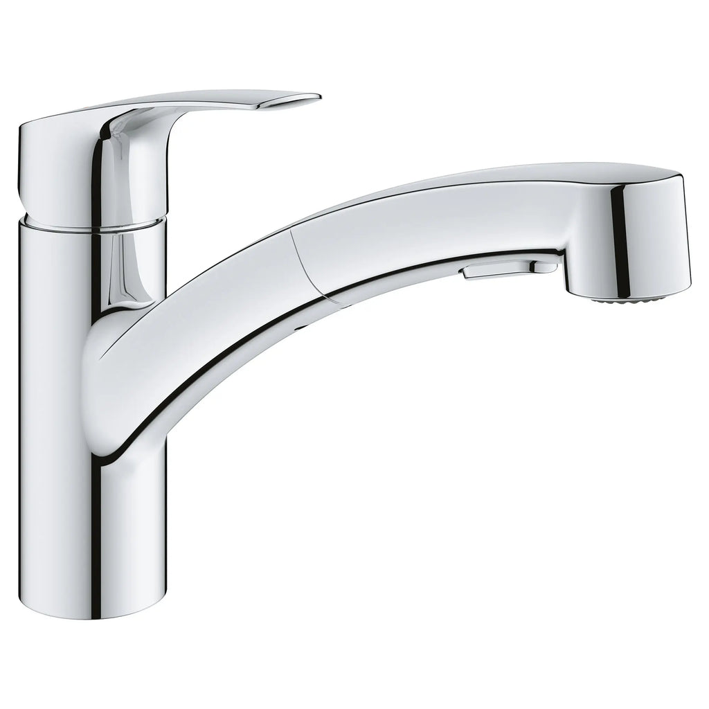 GROHE 30306001 Eurosmart Single-Handle Dual Spray Pull-Out Kitchen Faucet 1.75 gpm - Chrome