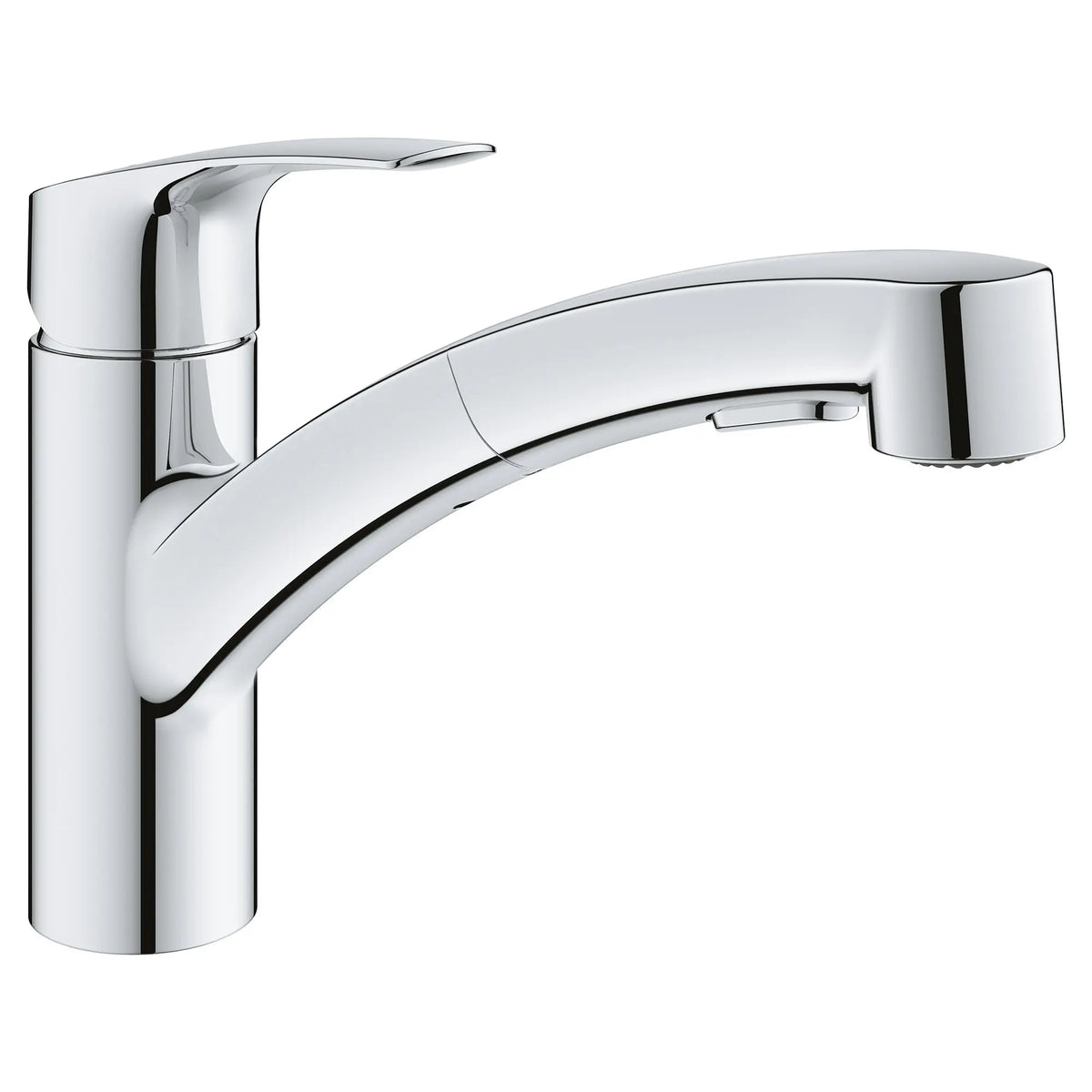 GROHE 30306001 Eurosmart Single-Handle Dual Spray Pull-Out Kitchen Faucet 1.75 gpm - Chrome