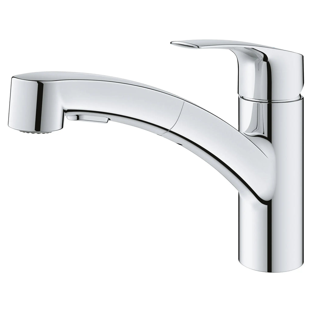 GROHE 30306001 Eurosmart Single-Handle Dual Spray Pull-Out Kitchen Faucet 1.75 gpm - Chrome