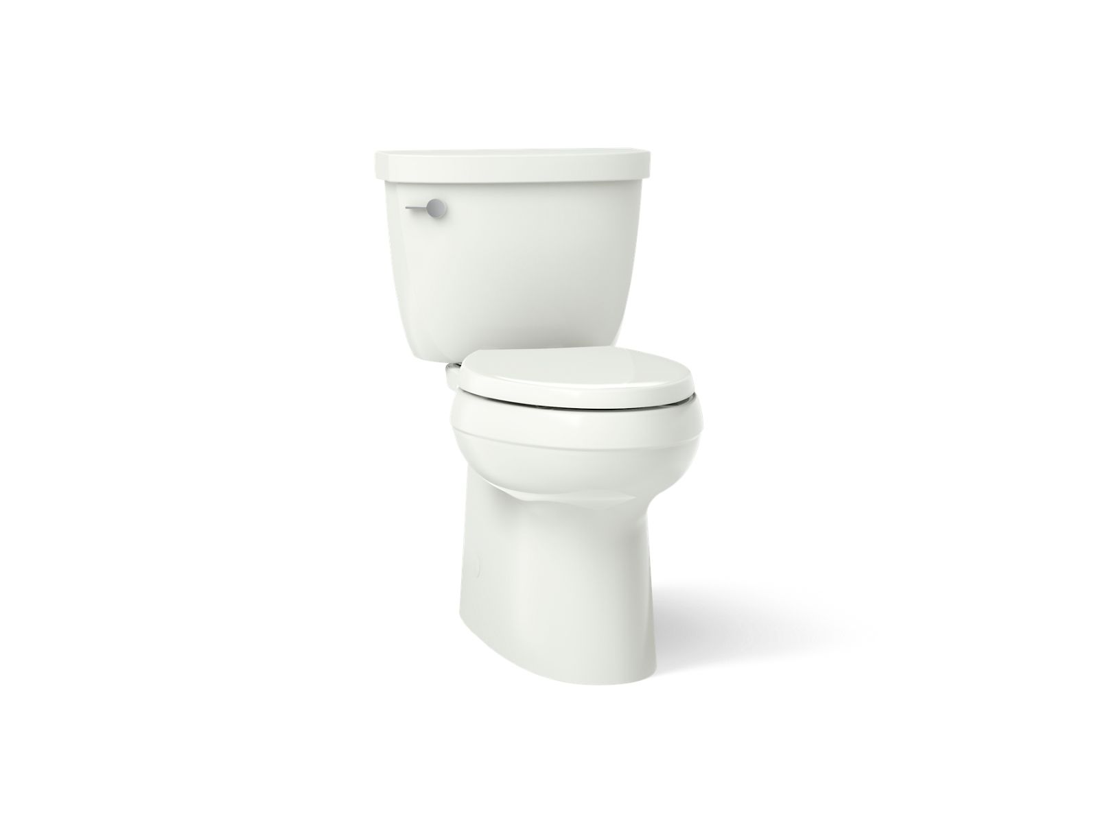 KOHLER K-5310-NY Cimarron Two-Piece Elongated Toilet With Skirted Trapway, 1.28 Gpf - Dune