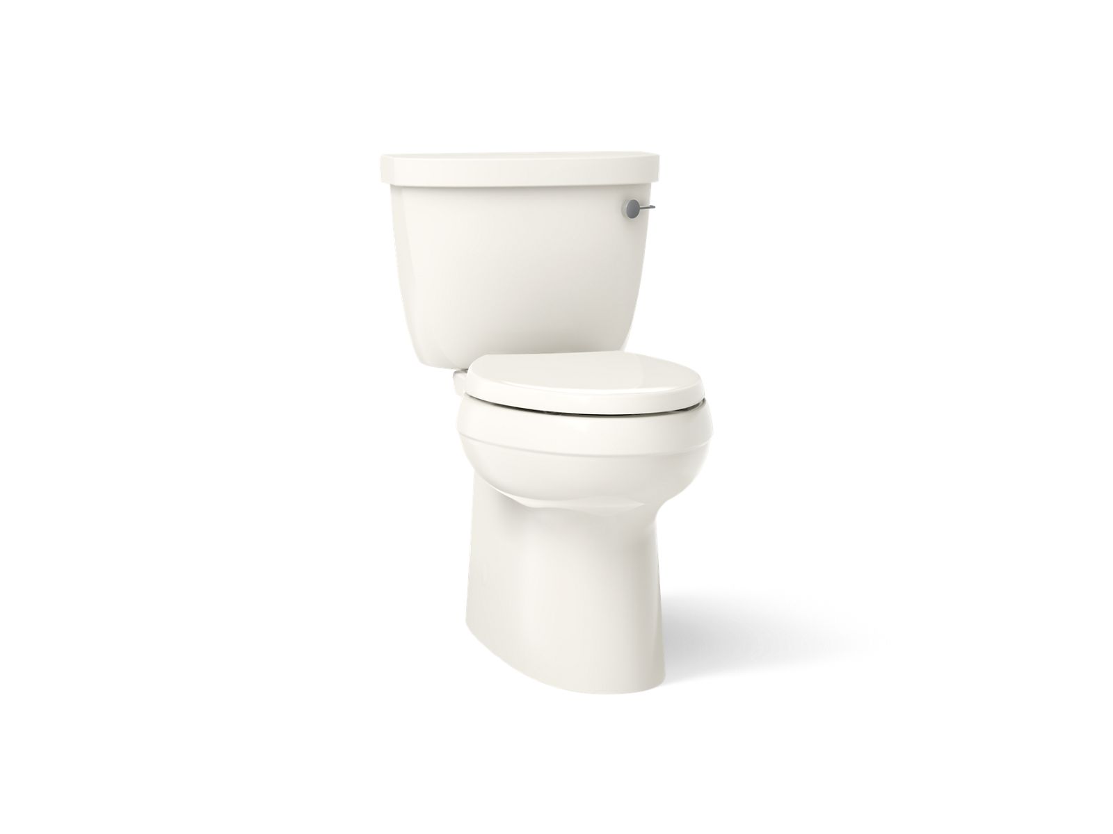 KOHLER K-5310-RA-96 Cimarron Two-Piece Elongated Toilet With Skirted Trapway, 1.28 Gpf - Biscuit