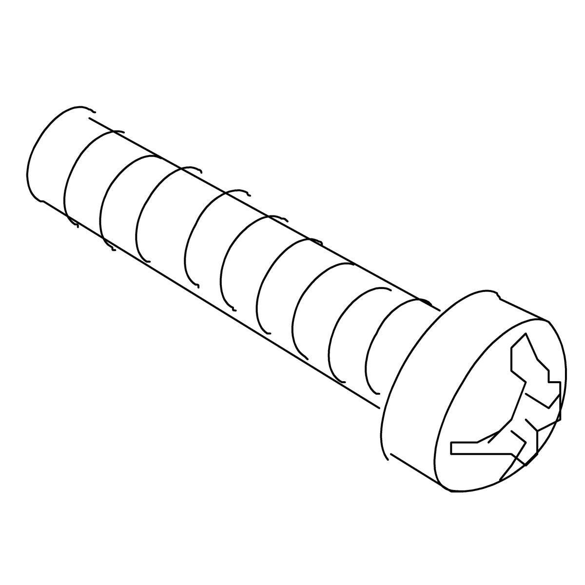 KOHLER Screw, 8 - 32 X 1.125 - Polished Stainless, K-53382-S