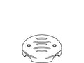 KOHLER China Grate - White, K-53411-0