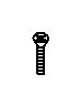 KOHLER Screw 8-32 X .75 - Polished Chrome, K-53414-CP