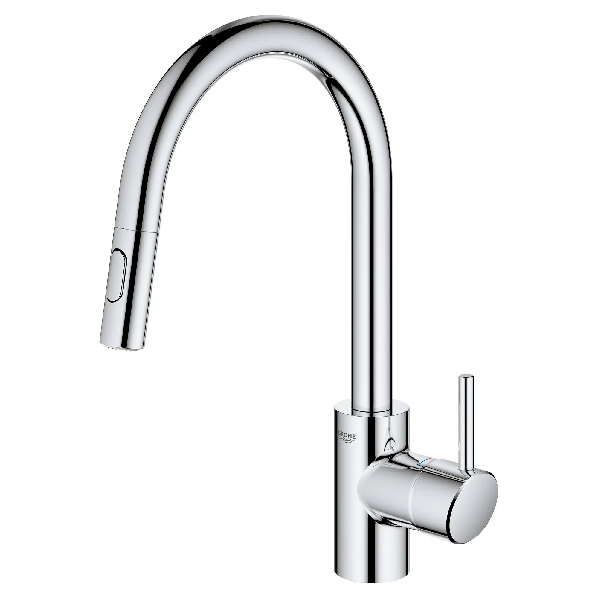 GROHE 3134910E Concetto Single-Handle Pull Down Kitchen Faucet Dual Spray 1.5 GPM - Chrome