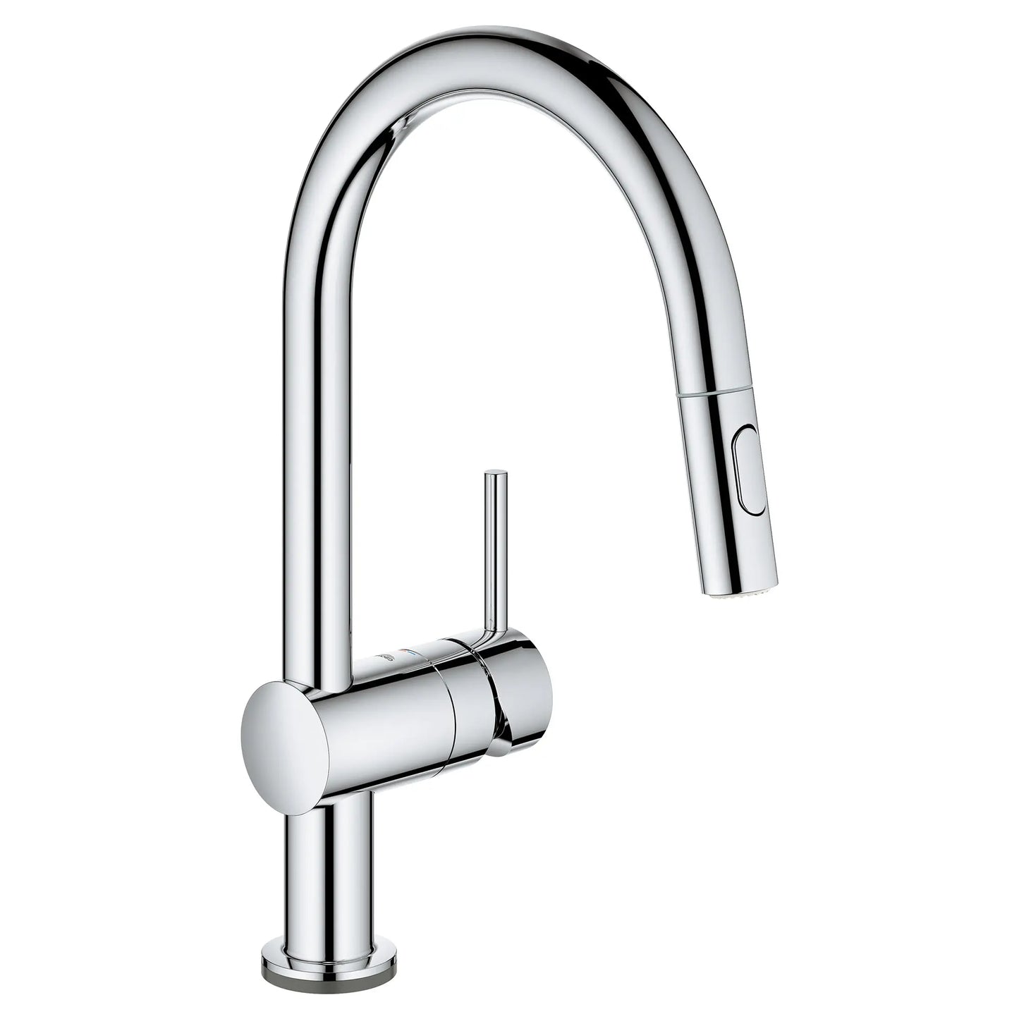 GROHE 31359002 Minta Single-Handle Pull Down Kitchen Faucet Dual Spray 1.75 GPM with Touch Technology - Chrome