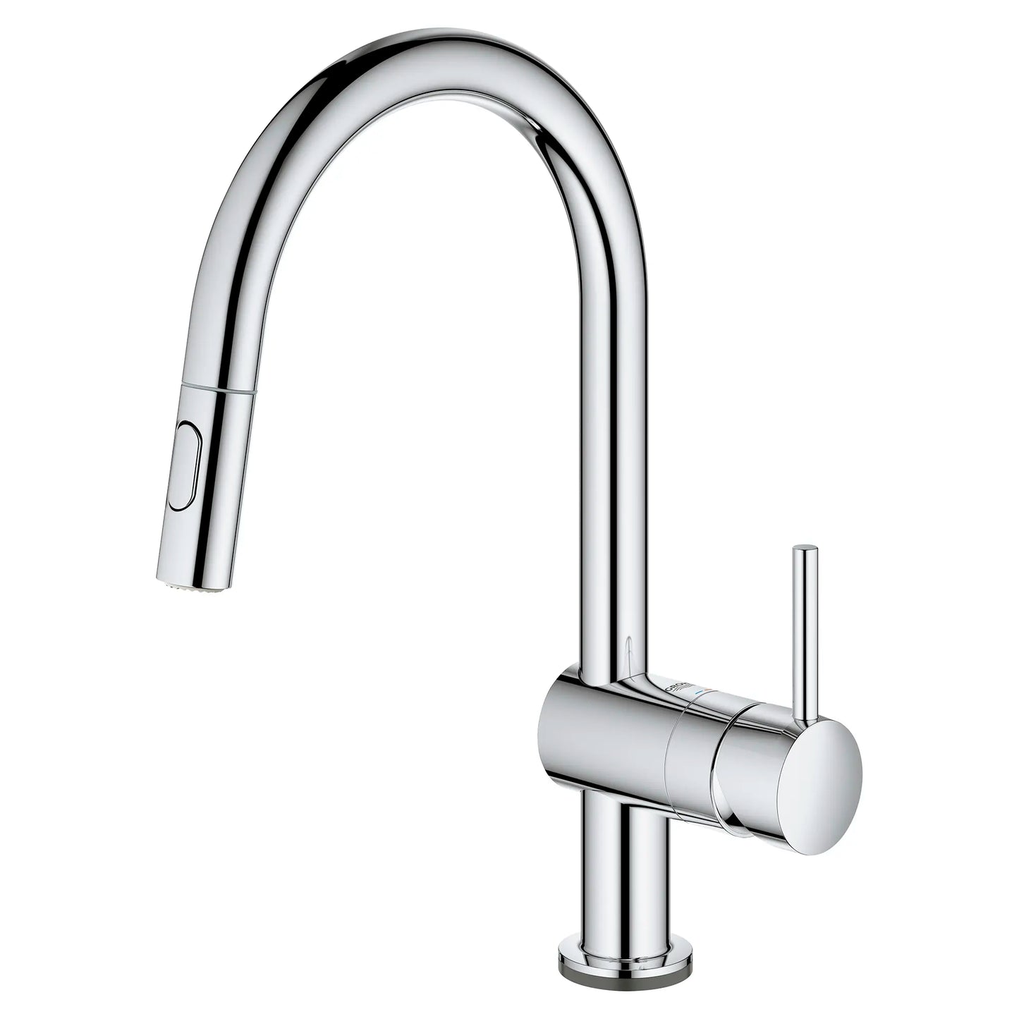 GROHE 31359002 Minta Single-Handle Pull Down Kitchen Faucet Dual Spray 1.75 GPM with Touch Technology - Chrome