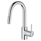 GROHE 31479001 Concetto Single-Handle Pull Down Prep Faucet 1.75 GPM - Chrome