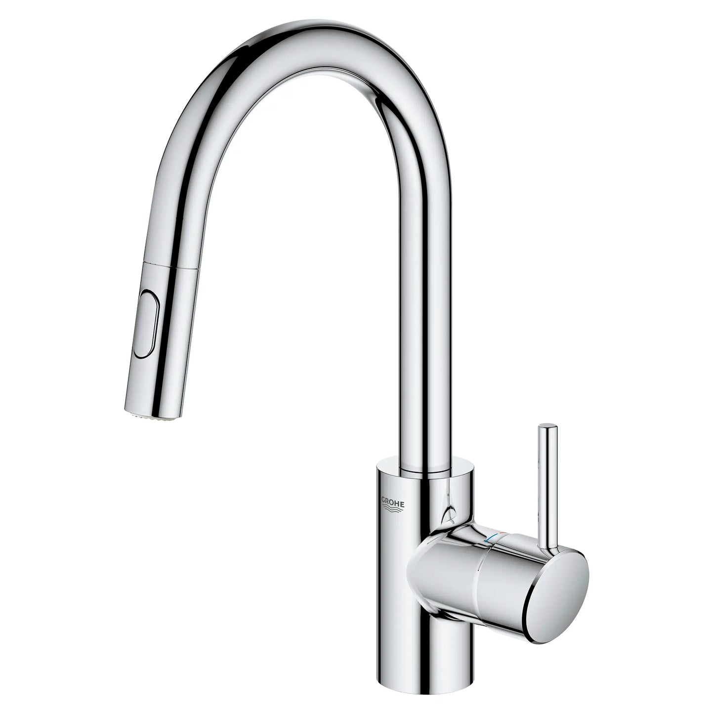 GROHE 31479001 Concetto Single-Handle Pull Down Prep Faucet 1.75 GPM - Chrome