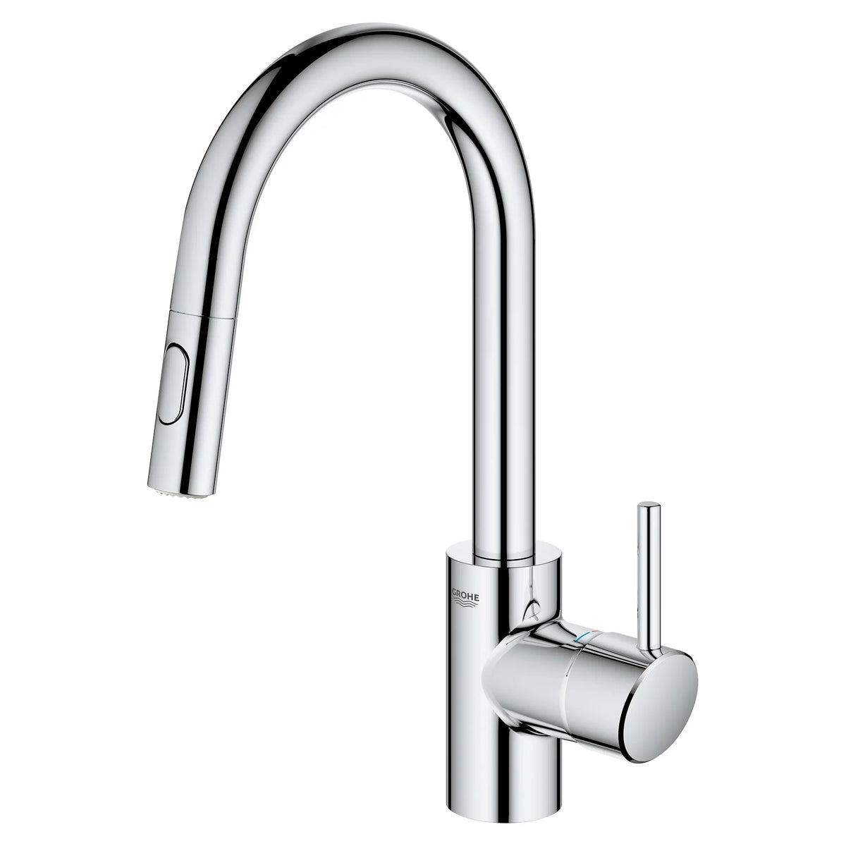 GROHE 31479001 Concetto Single-Handle Pull Down Prep Faucet 1.75 GPM - Chrome