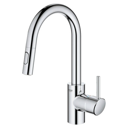 GROHE 31479001 Concetto Single-Handle Pull Down Prep Faucet 1.75 GPM - Chrome
