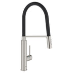 GROHE 31492DC0 Concetto Single-Handle Semi-Pro Dual Spray Kitchen Faucet 1.75 GPM - Supersteel