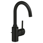 GROHE 321382431 Concetto Single Hole Single-Handle L-Size Bathroom Faucet, 1.2 GPM - Matte Black