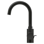 GROHE 321382431 Concetto Single Hole Single-Handle L-Size Bathroom Faucet, 1.2 GPM - Matte Black