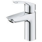 GROHE 32643003 Eurosmart Single Hole Single-Handle S-Size Bathroom Faucet, 1.2 GPM Less Drain - Chrome