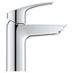 GROHE 32643003 Eurosmart Single Hole Single-Handle S-Size Bathroom Faucet, 1.2 GPM Less Drain - Chrome