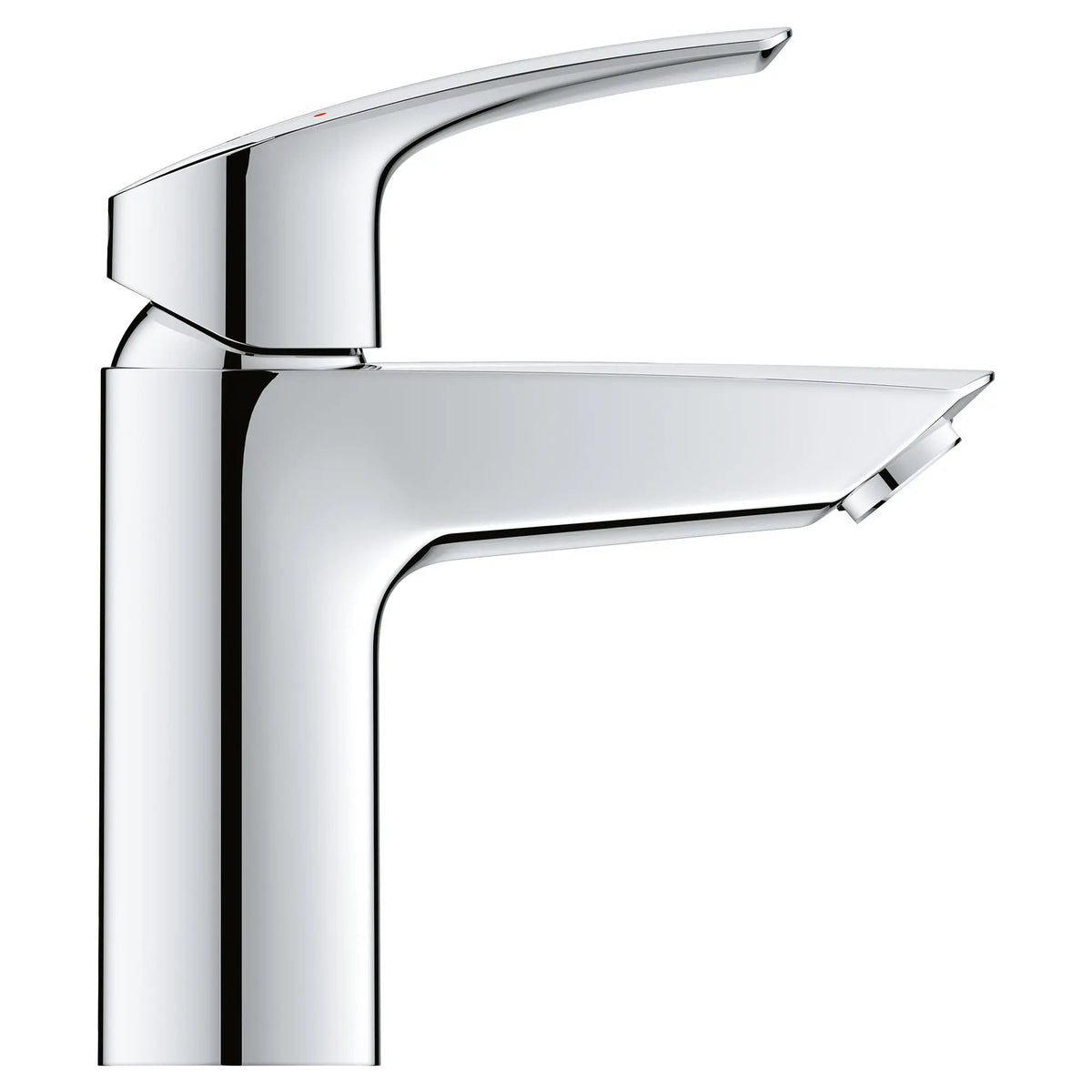 GROHE 32643003 Eurosmart Single Hole Single-Handle S-Size Bathroom Faucet, 1.2 GPM Less Drain - Chrome