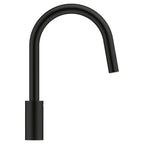 GROHE 326652433 Concetto Single-Handle Pull-Down Kitchen Faucet Dual Spray 1.75 GPM - Matte Black