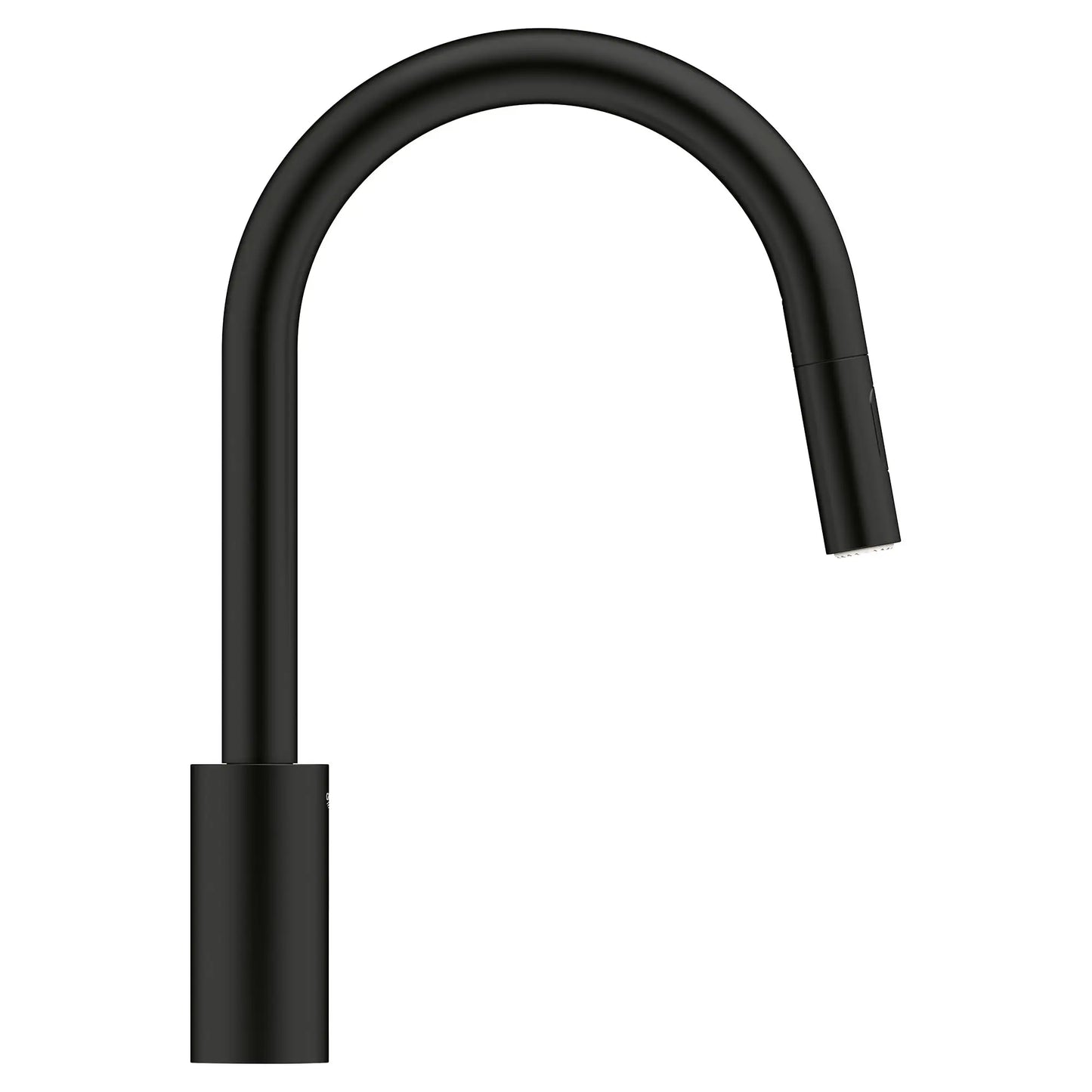 GROHE 326652433 Concetto Single-Handle Pull-Down Kitchen Faucet Dual Spray 1.75 GPM - Matte Black
