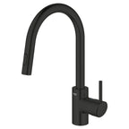 GROHE 326652433 Concetto Single-Handle Pull-Down Kitchen Faucet Dual Spray 1.75 GPM - Matte Black
