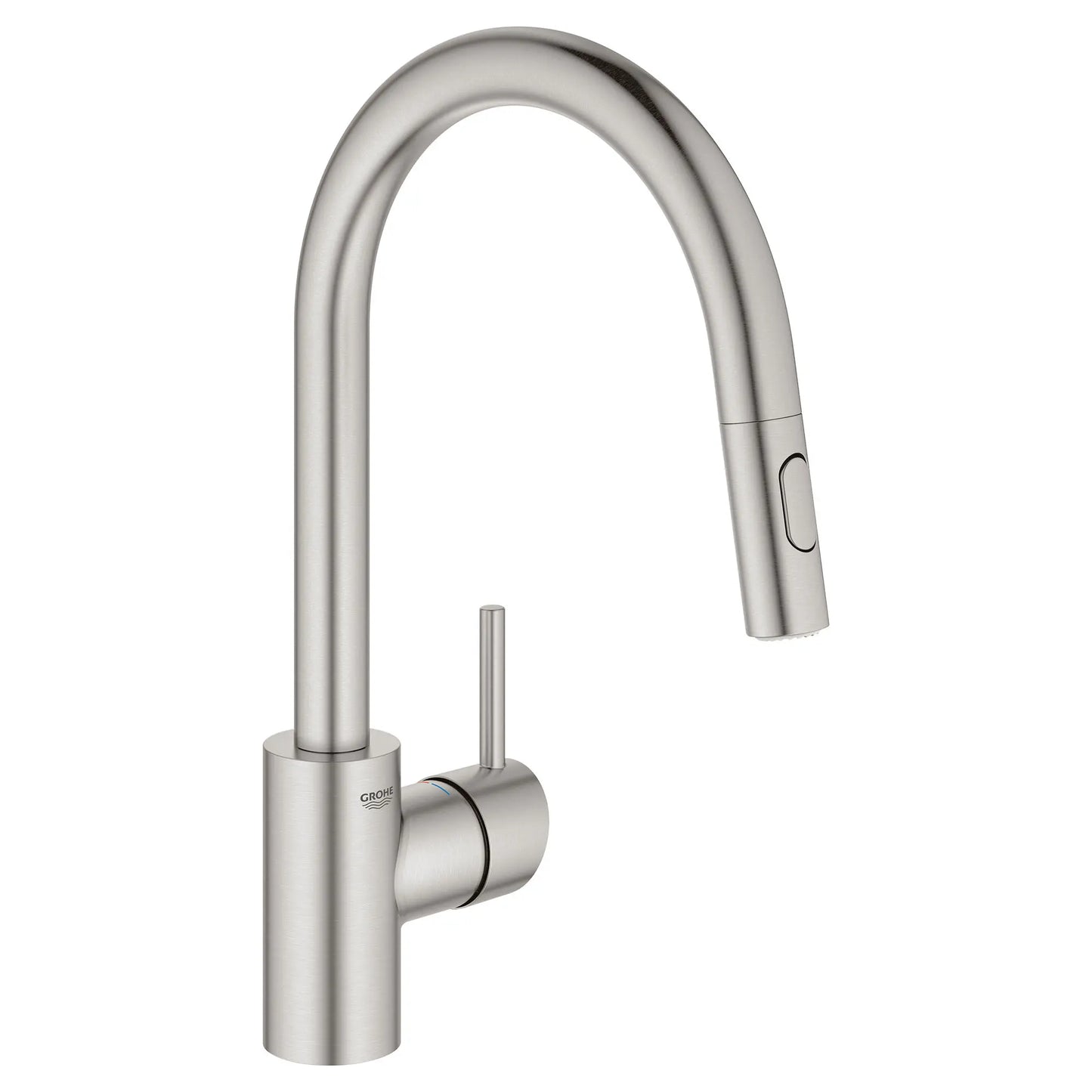 GROHE 32665DC3 Concetto Single-Handle Pull-Down Kitchen Faucet Dual Spray 1.75 GPM - Supersteel