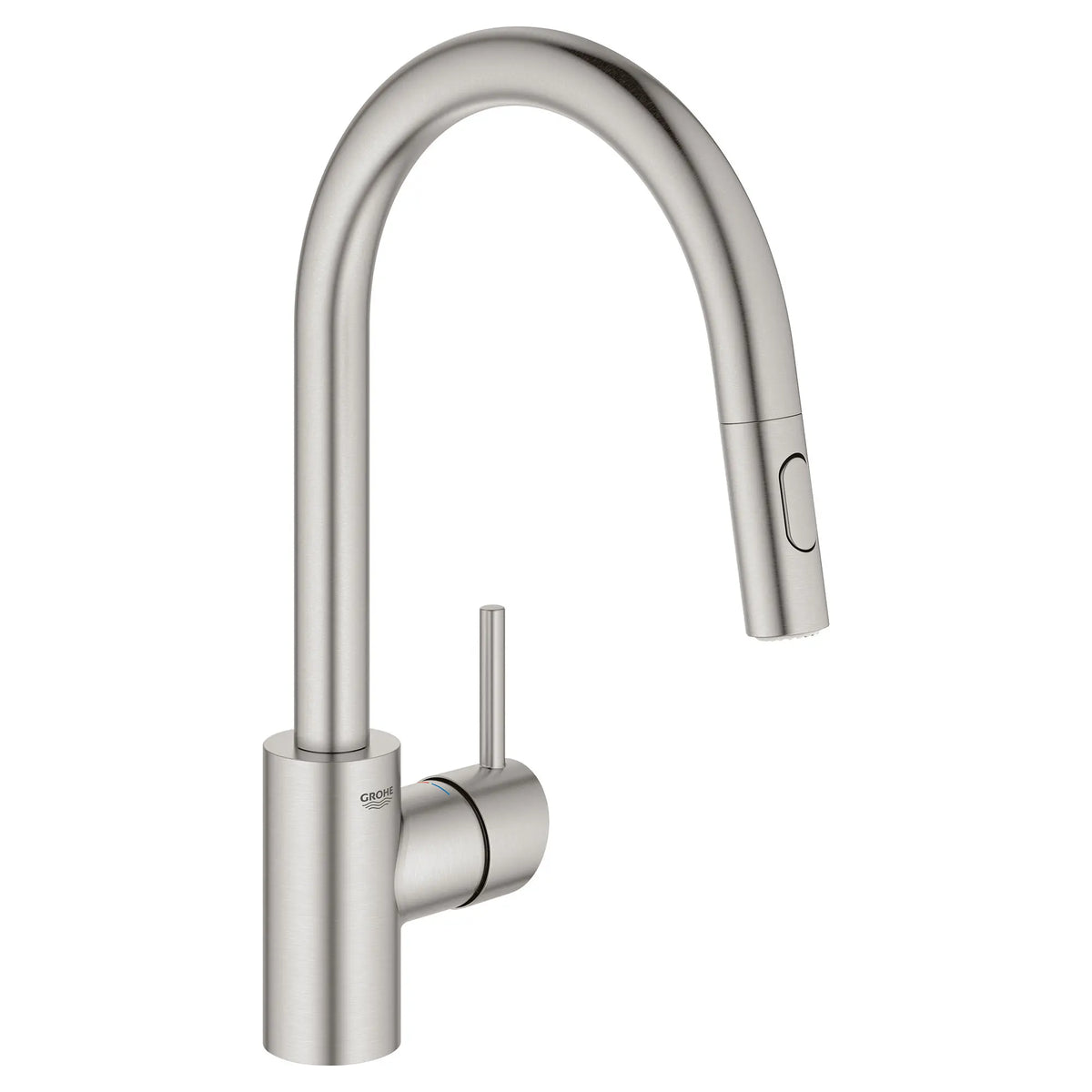 GROHE 32665DC3 Concetto Single-Handle Pull-Down Kitchen Faucet Dual Spray 1.75 GPM - Supersteel