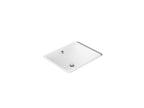KOHLER K-5400-0 Iron Plains 18-1/2" Rectangular Drop-In/Undermount Bathroom Sink - White