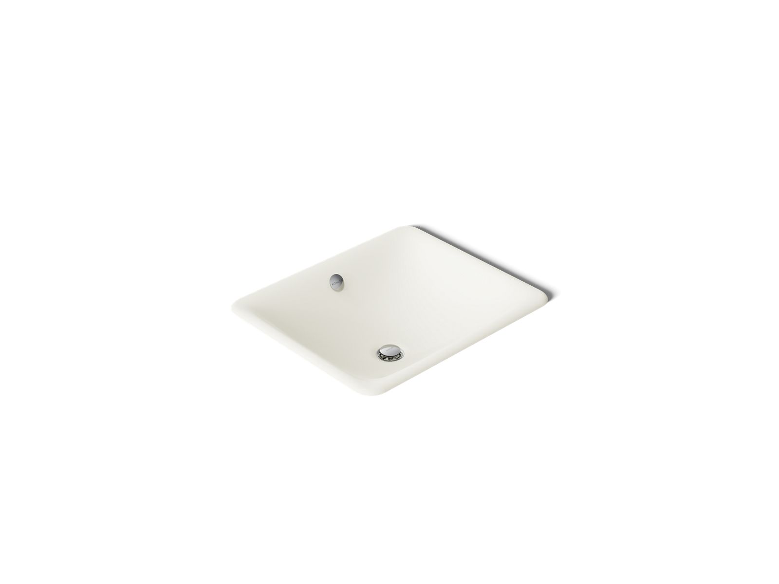 KOHLER K-5400-96 Iron Plains 18-1/2" Rectangular Drop-In/Undermount Bathroom Sink - Biscuit