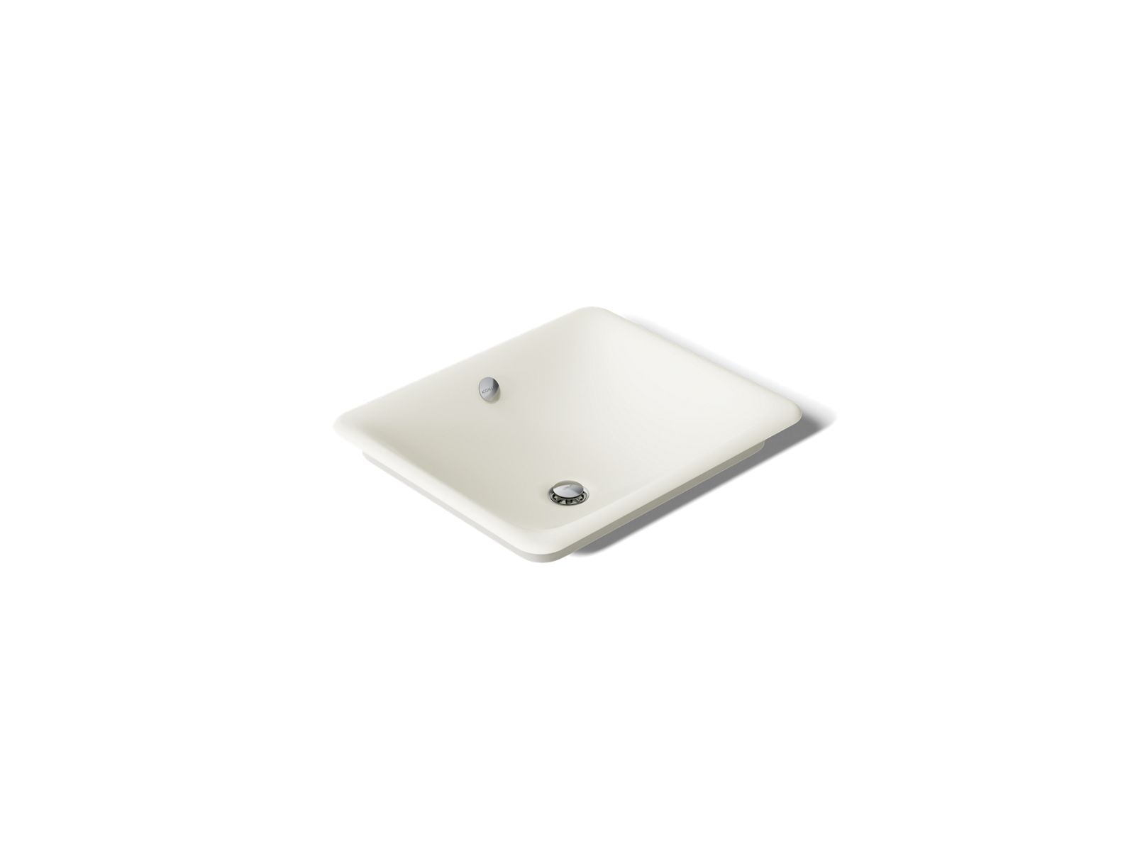 KOHLER K-5400-B-96 Iron Plains 18-1/2" Rectangular Vessel Bathroom Sink - Biscuit