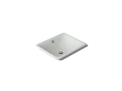 KOHLER K-5400-W-FF Iron Plains 18-1/2" rectangular vessel bathroom sink - Sea Salt