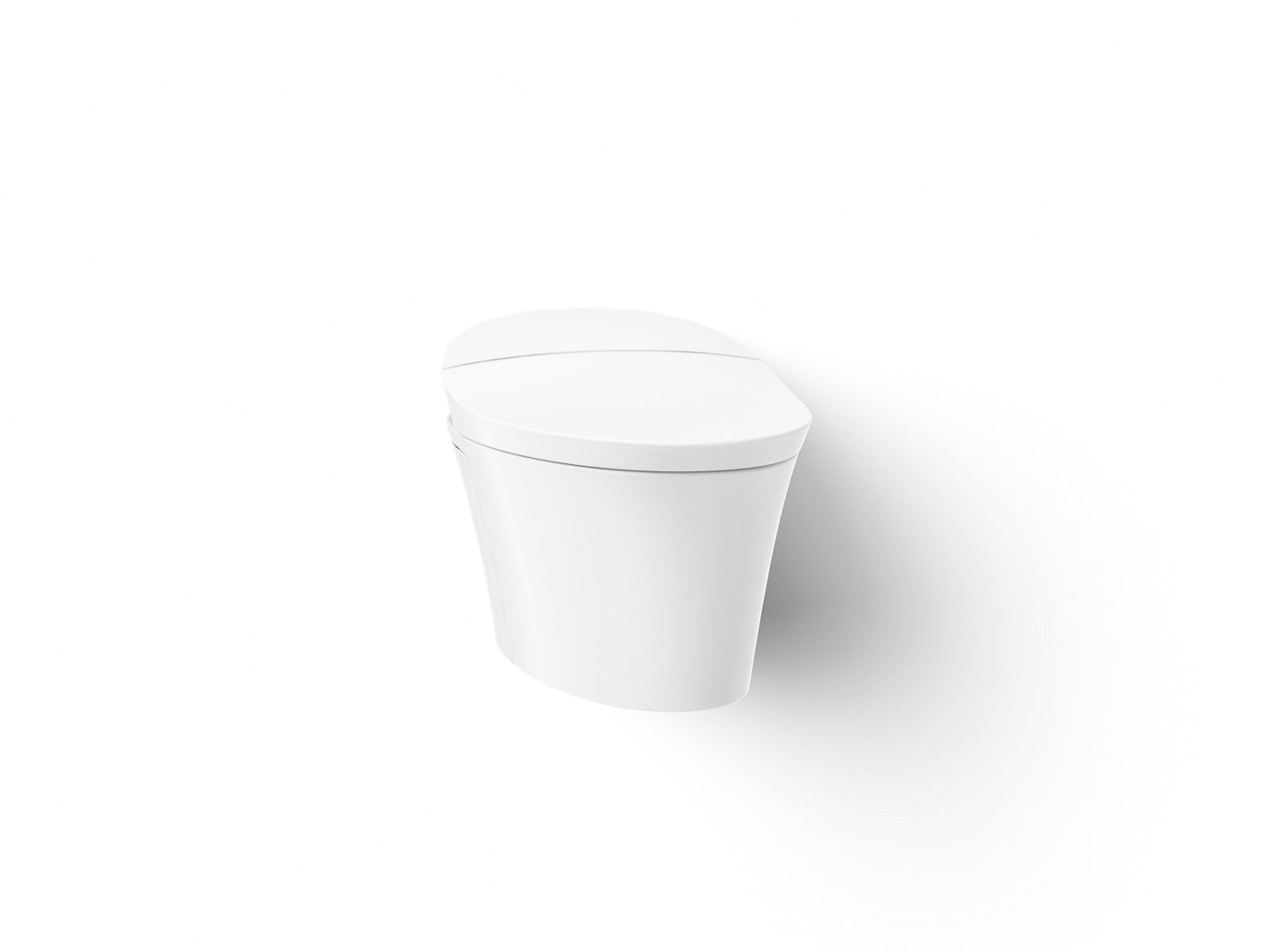 KOHLER K-5402-0 Veil One-Piece Elongated Smart Toilet, Dual-Flush - White