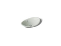 KOHLER K-5403-P5-FF Iron Plains 20-3/4" Oval Vessel Bathroom Sink - Sea Salt