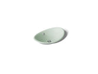 KOHLER K-5403-PAG-42 Iron Plains 20-3/4" Oval Vessel Bathroom Sink - Aspen Exterior With Aspen Interior