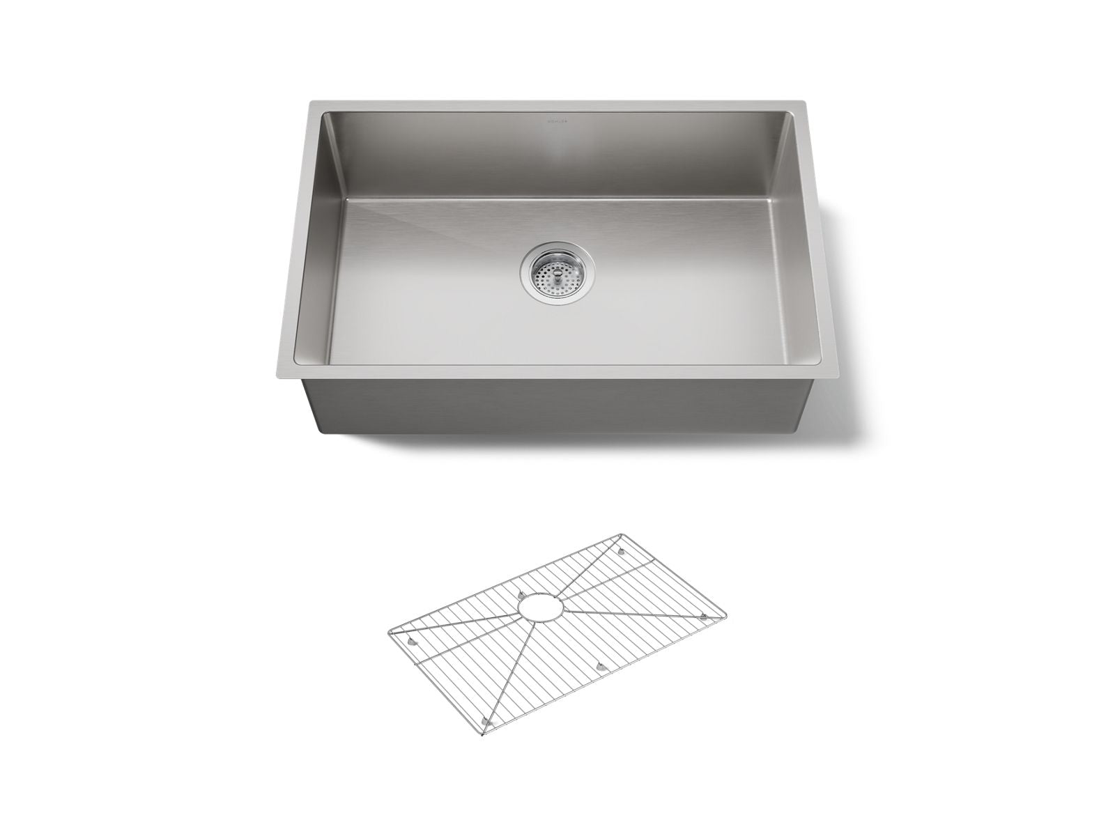 KOHLER K-5409-NA Strive 29" Undermount Single-Bowl Kitchen Sink - Stainless Steel