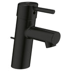 GROHE 342702431 Concetto Single Hole Single-Handle S-Size Bathroom Faucet, 1.2 GPM - Matte Black