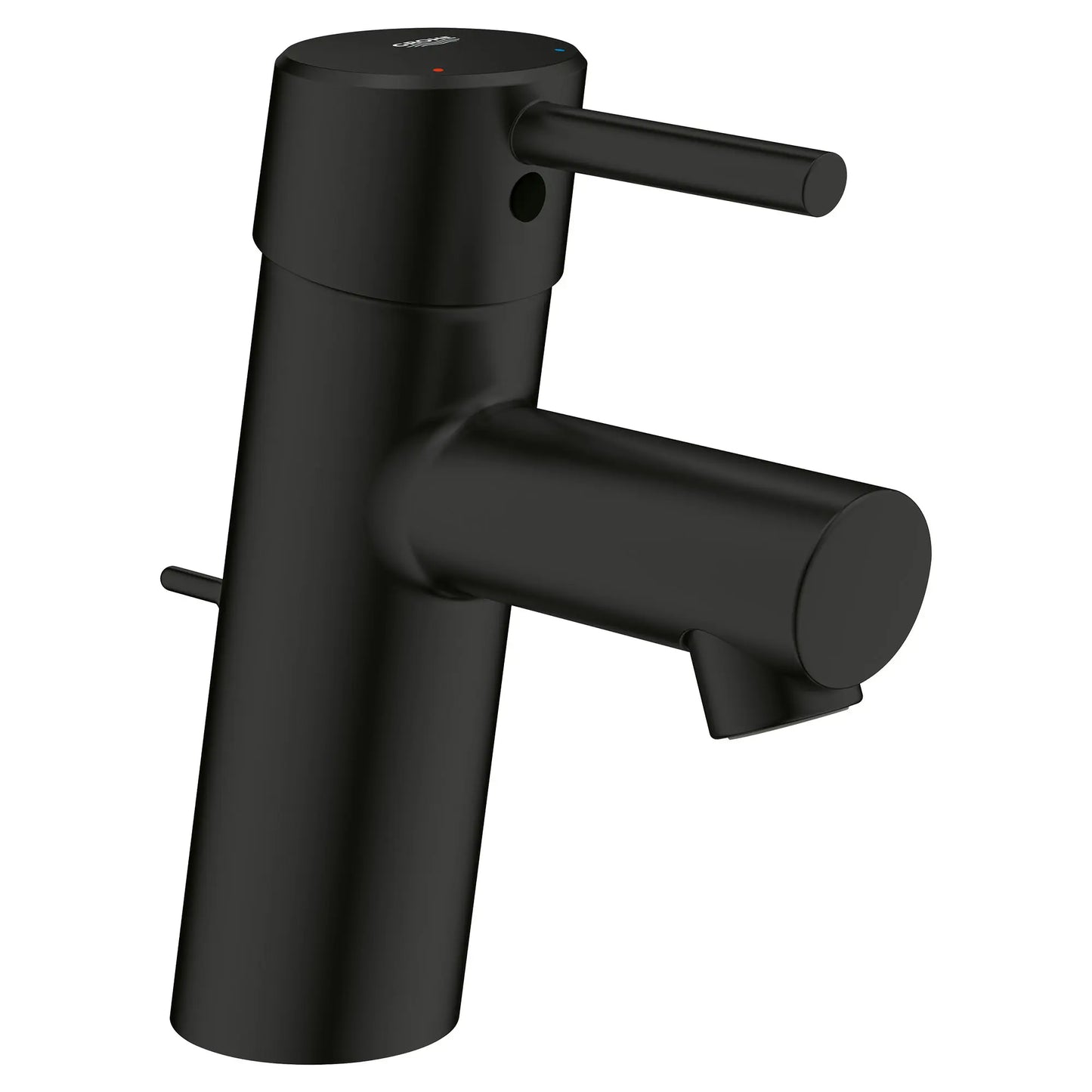 GROHE 342702431 Concetto Single Hole Single-Handle S-Size Bathroom Faucet, 1.2 GPM - Matte Black