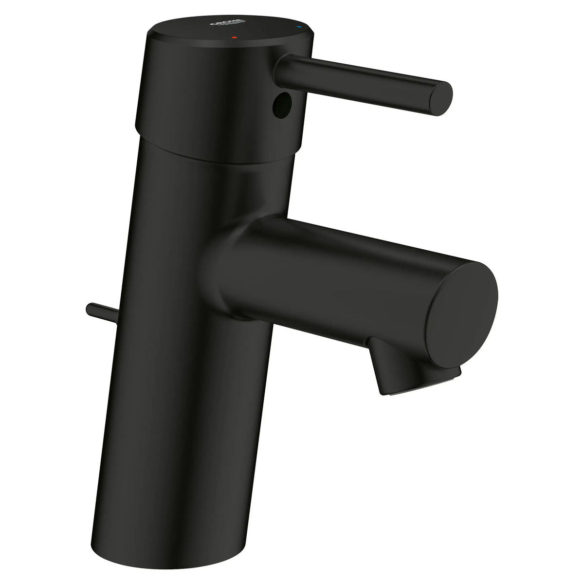 GROHE 342702431 Concetto Single Hole Single-Handle S-Size Bathroom Faucet, 1.2 GPM - Matte Black