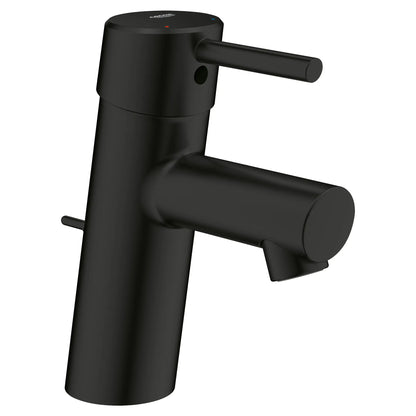 GROHE 342702431 Concetto Single Hole Single-Handle S-Size Bathroom Faucet, 1.2 GPM - Matte Black