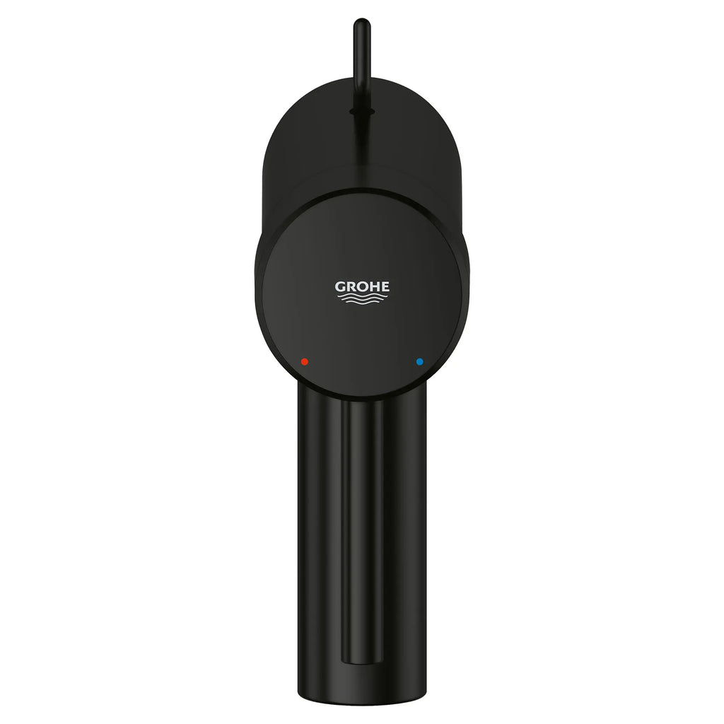 GROHE 342702431 Concetto Single Hole Single-Handle S-Size Bathroom Faucet, 1.2 GPM - Matte Black