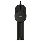 GROHE 342702431 Concetto Single Hole Single-Handle S-Size Bathroom Faucet, 1.2 GPM - Matte Black