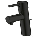 GROHE 342702431 Concetto Single Hole Single-Handle S-Size Bathroom Faucet, 1.2 GPM - Matte Black