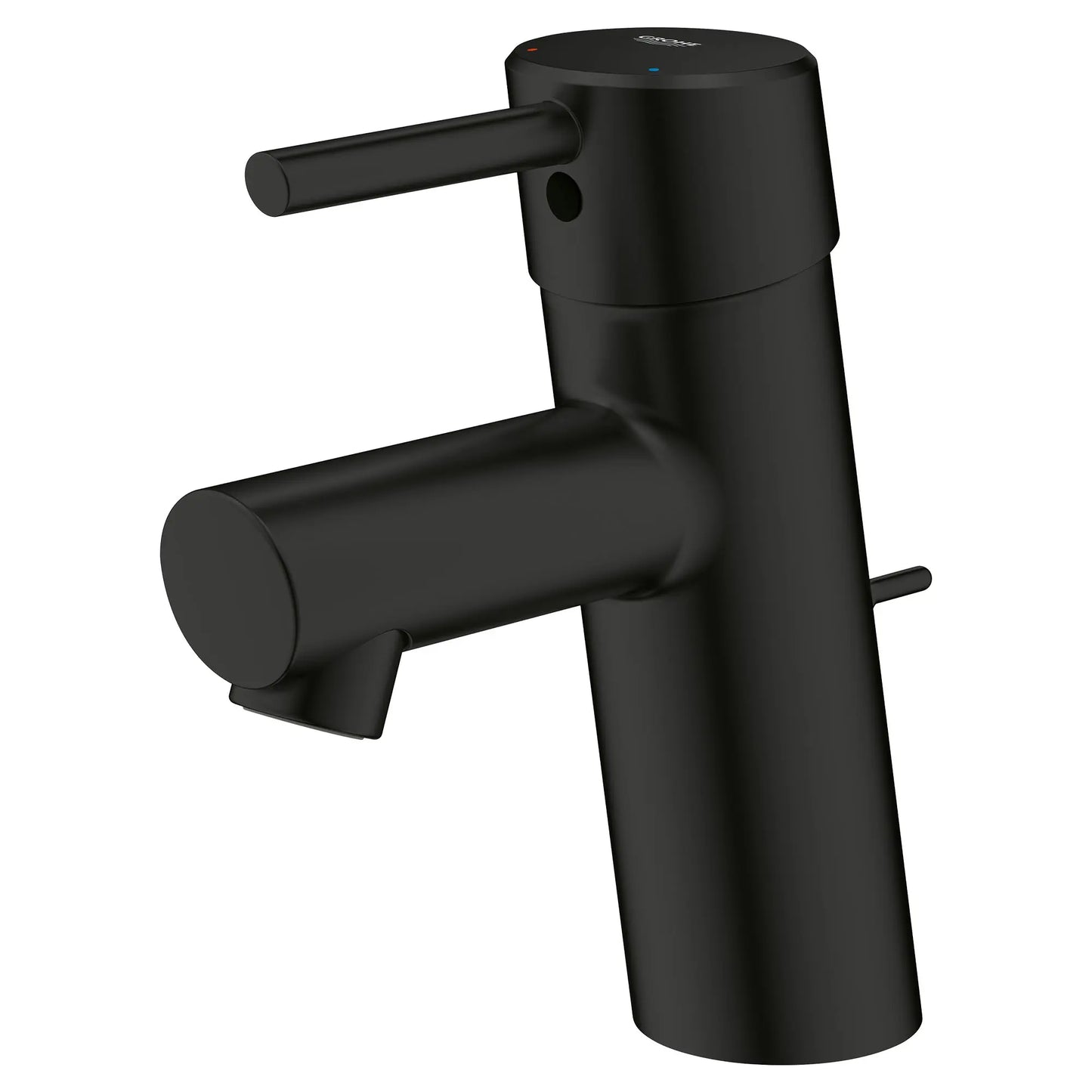 GROHE 342702431 Concetto Single Hole Single-Handle S-Size Bathroom Faucet, 1.2 GPM - Matte Black