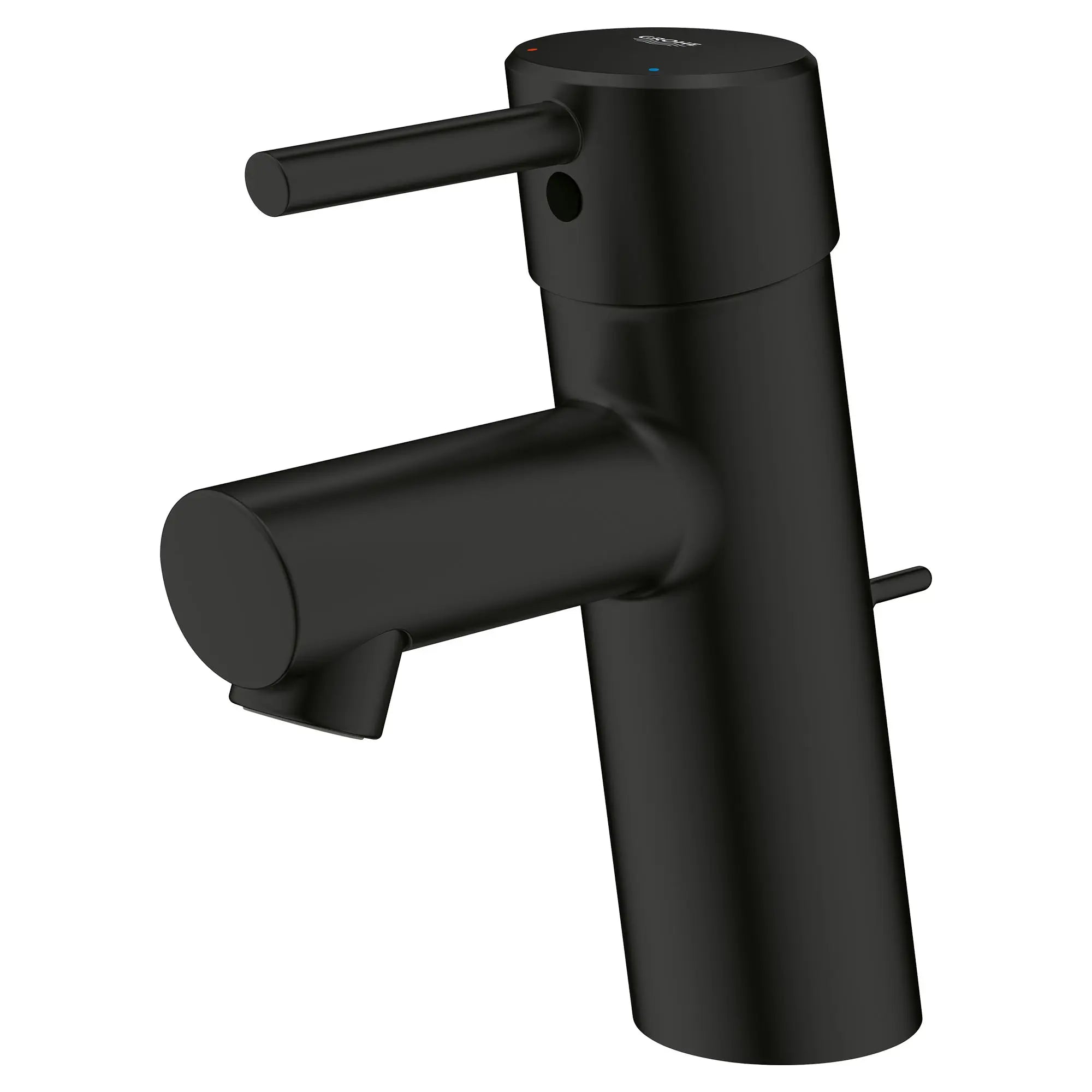 GROHE 342702431 Concetto Single Hole Single-Handle S-Size Bathroom Faucet, 1.2 GPM - Matte Black