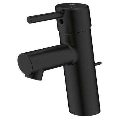 GROHE 342702431 Concetto Single Hole Single-Handle S-Size Bathroom Faucet, 1.2 GPM - Matte Black