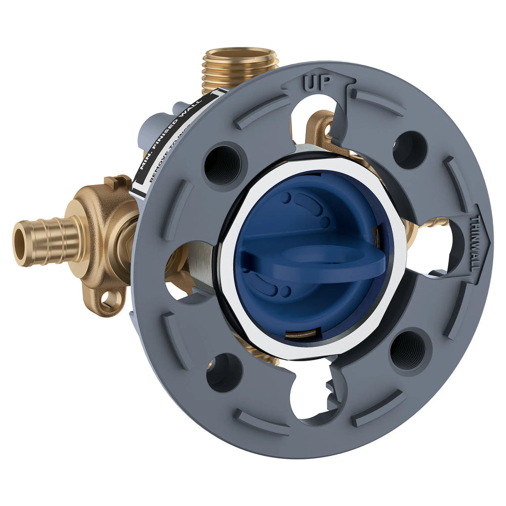 GROHE 35111000 Grohsafe Pressure Balance Rough-In Valve 1/2" PEX Crimp (ASTM F1960) Inlets
