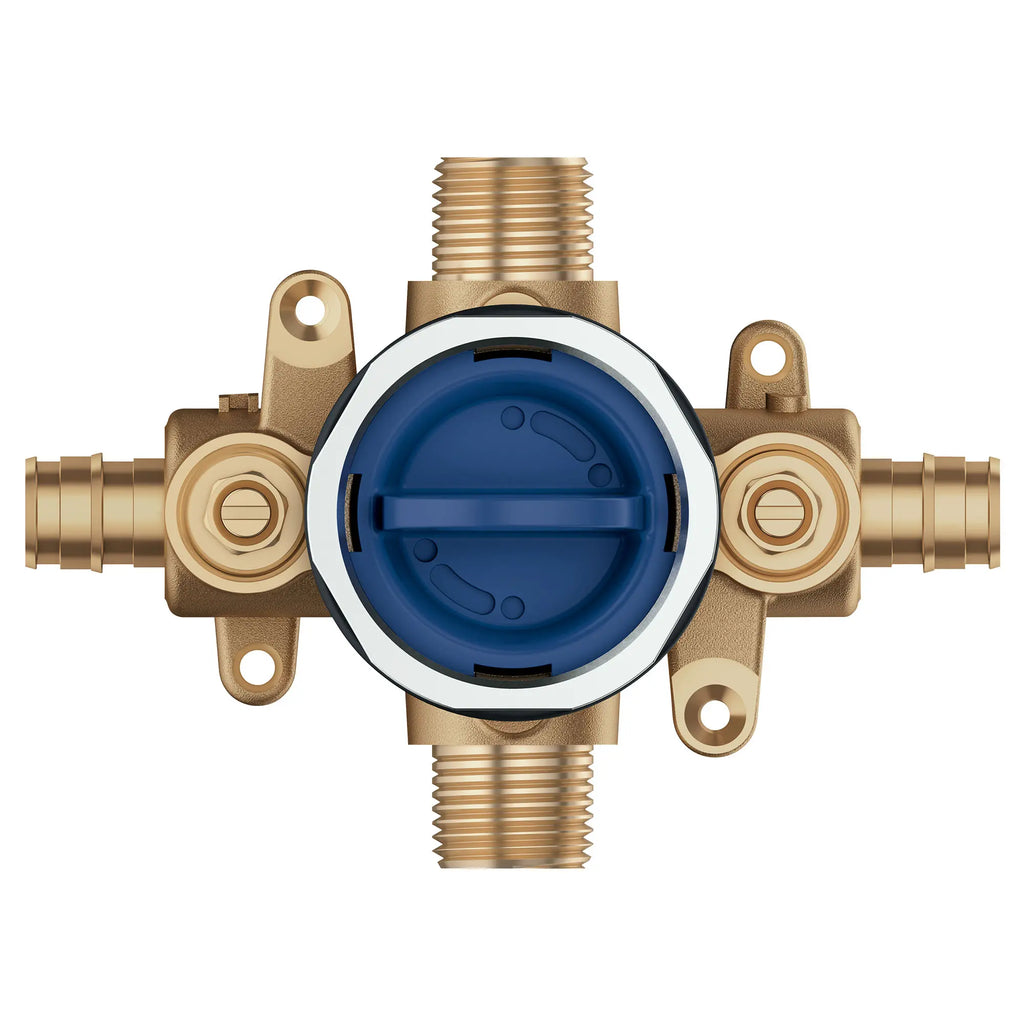 GROHE 35112000 Grohsafe Pressure Balance Rough-In Valve 1/2" PEX Cold Expansion (ASTM F1960) Inlets