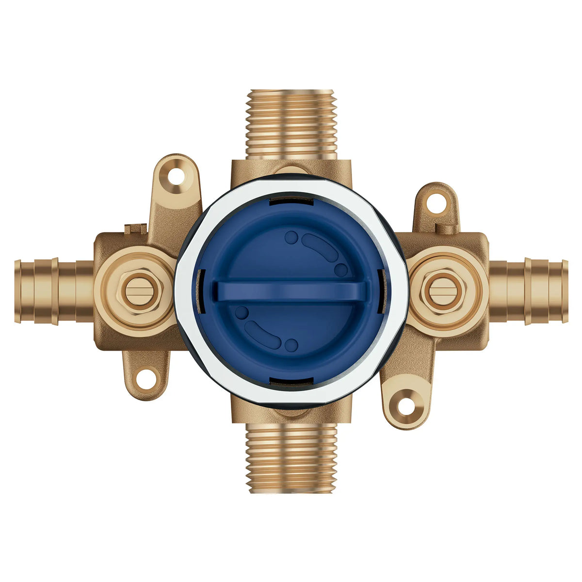 GROHE 35112000 Grohsafe Pressure Balance Rough-In Valve 1/2" PEX Cold Expansion (ASTM F1960) Inlets